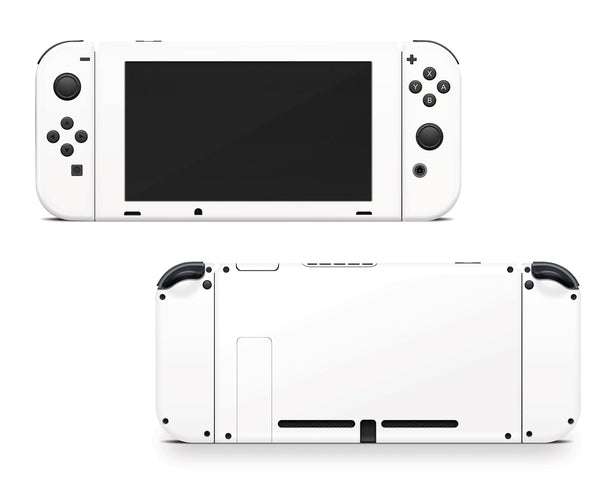 Pure White Nintendo Switch Skin