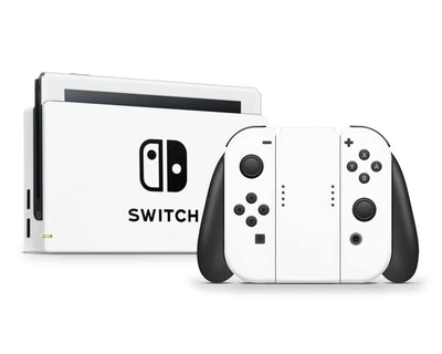 Sticky Bunny Shop Nintendo Switch Pure White Nintendo Switch Skin