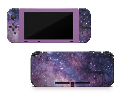 Sticky Bunny Shop Nintendo Switch Purple Galaxy Nintendo Switch Skin