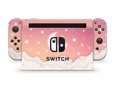 Sticky Bunny Shop Nintendo Switch Warm Lunar Sky Nintendo Switch Skin