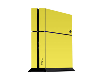 Sticky Bunny Shop Playstation 4 Playstation 4 / Yellow Classic Solid Color Playstation 4 Skin | Choose Your Color