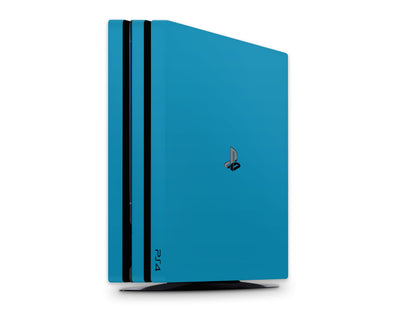 Sticky Bunny Shop Playstation 4 Pro Playstation 4 Pro / Deep Sky Blue Classic Solid Color Playstation 4 Pro Skin | Choose Your Color