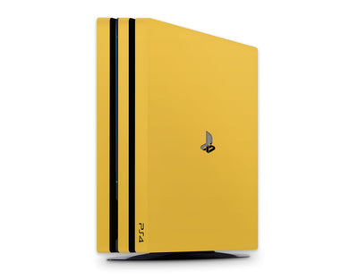 Sticky Bunny Shop Playstation 4 Pro Playstation 4 Pro / Orange Yellow Classic Solid Color Playstation 4 Pro Skin | Choose Your Color