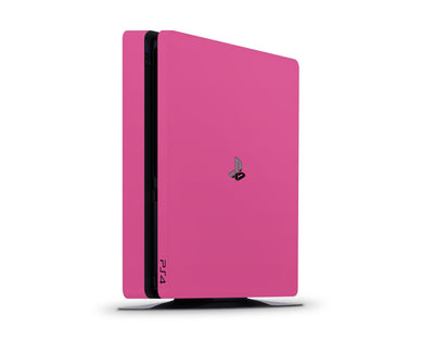 Sticky Bunny Shop Playstation 4 Slim Playstation 4 Slim / Pink Classic Solid Color Playstation 4 Slim Skin | Choose Your Color