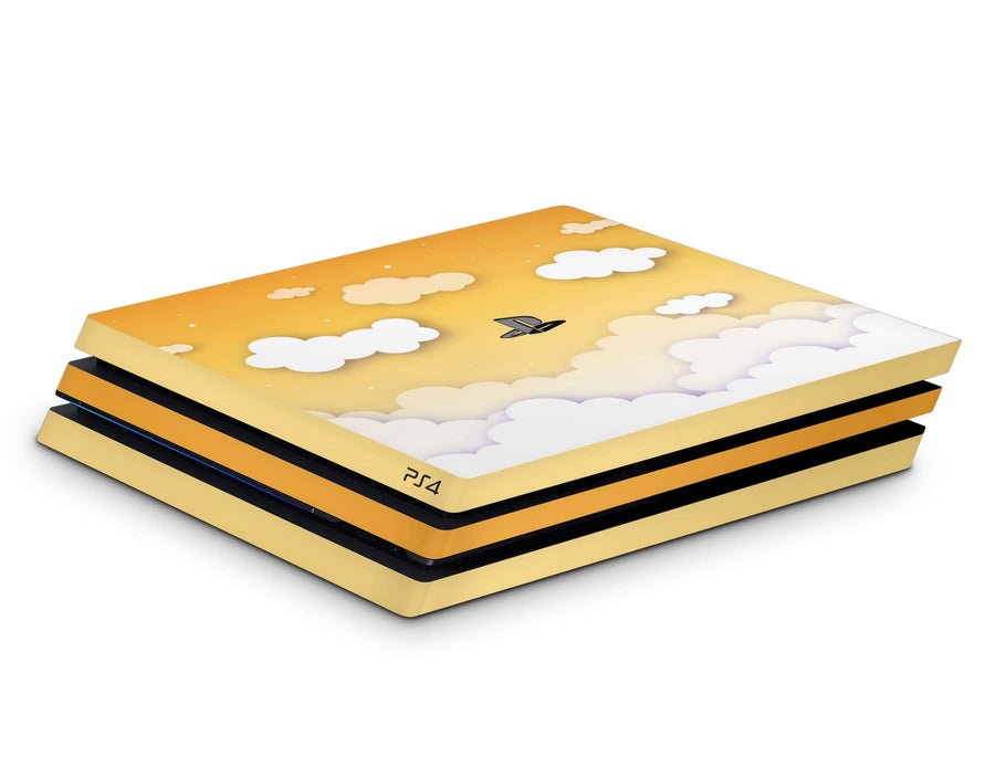 Sticky Bunny Shop Playstation 4 Yellow Clouds In The Sky Playstation 4 Pro Skin