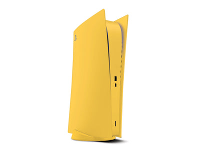 Sticky Bunny Shop Playstation 5 Digital Edition Orange Yellow Classic Solid Color PS5 Digital Edition Skin | Choose Your Color