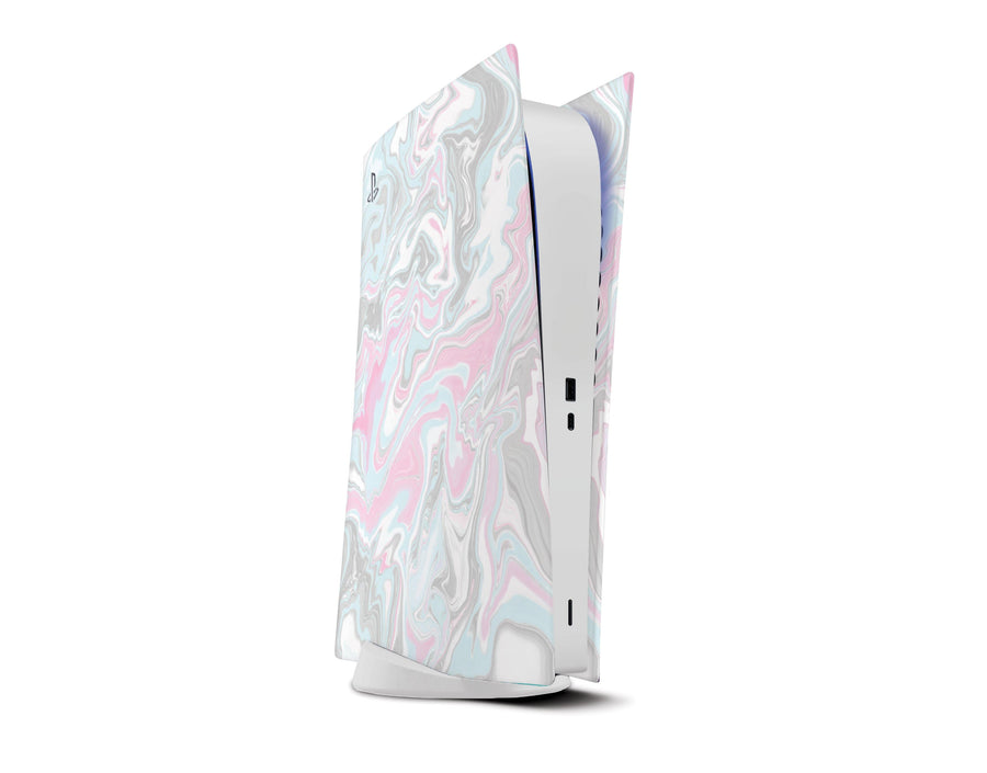 Sticky Bunny Shop Playstation 5 Digital Edition Pastel Marble PS5 Digital Edition Skin
