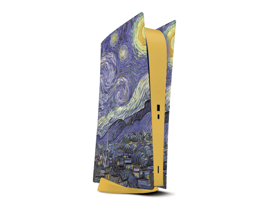 Sticky Bunny Shop Playstation 5 Digital Edition Starry Night By Van Gogh PS5 Digital Edition Skin