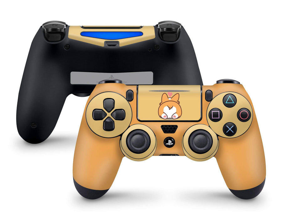 Sticky Bunny Shop PS4 Controller Cute Corgi Pup PS4 Controller Skin