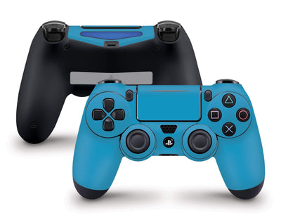 Sticky Bunny Shop PS4 Controller Deep Sky Blue Classic Solid Color PS4 Controller Skin | Choose Your Color