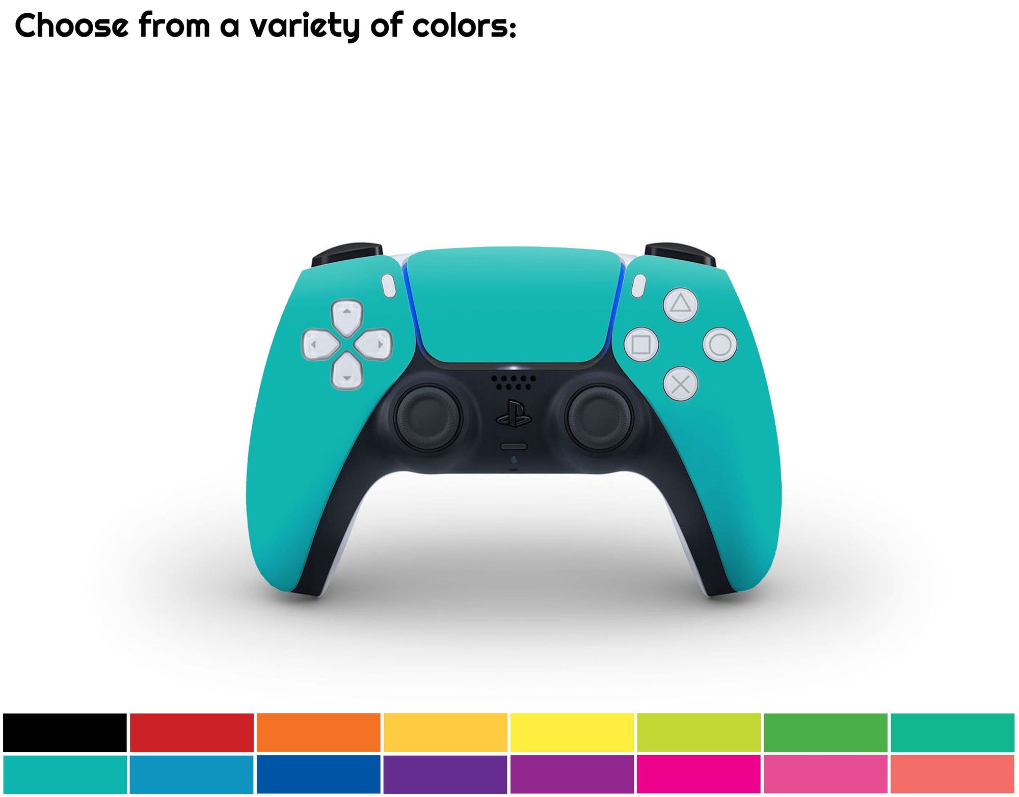 Classic Solid Color PS5 Controller Skin