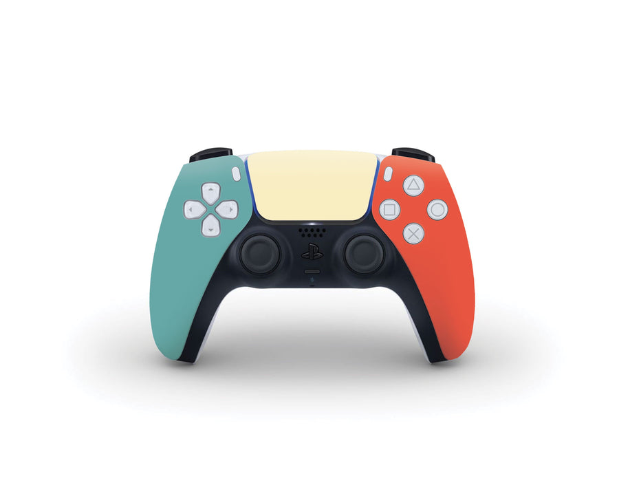 Sticky Bunny Shop PS5 Controller Colorwave 1986 PS5 Controller Skin