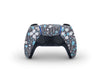 Sticky Bunny Shop PS5 Controller Cute Blue Flowers PS5 Controller Skin
