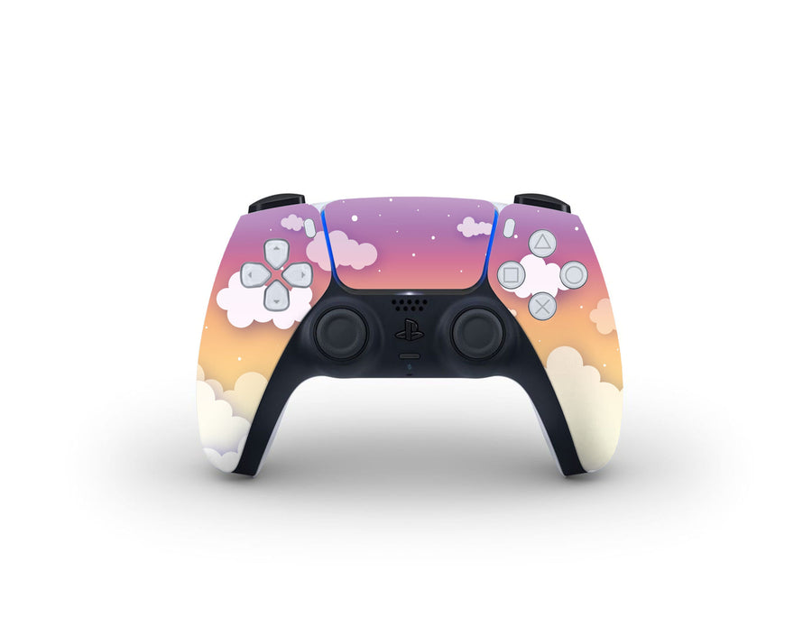 Sticky Bunny Shop PS5 Controller Sunset Clouds In The Sky PS5 Controller Skin