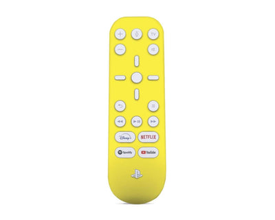 Sticky Bunny Shop PS5 Media Remote Yellow Classic Solid Color PS5 Media Remote Skin | Choose Your Color