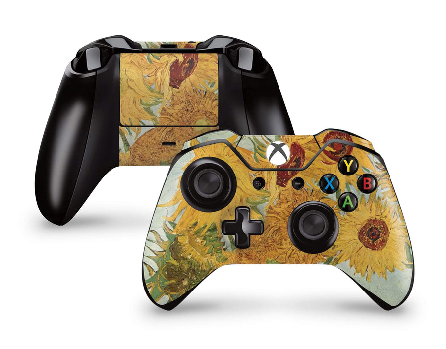 Sticky Bunny Shop Xbox Controller Xbox One Twelve Sunflowers By Van Gogh Xbox Controller Skin