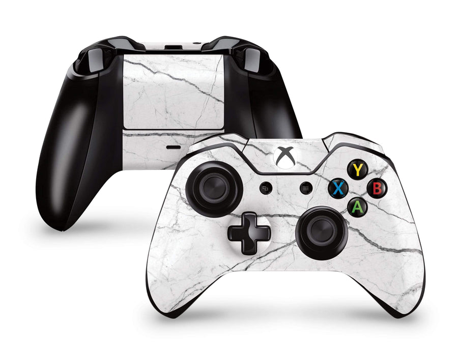 Sticky Bunny Shop Xbox Controller Xbox One White Marble Xbox Controller Skin