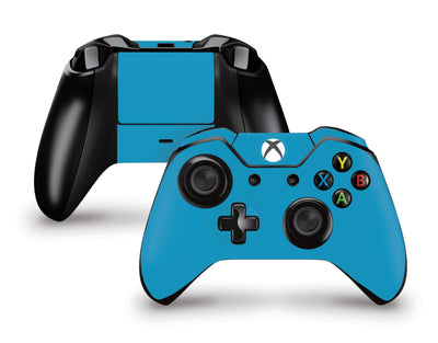 Sticky Bunny Shop Xbox One Controller Deep Sky Blue Classic Solid Color Xbox One Controller Skin | Choose Your Color