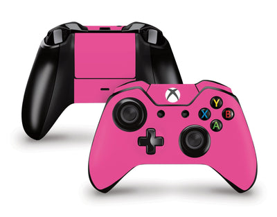 Sticky Bunny Shop Xbox One Controller Pink Classic Solid Color Xbox One Controller Skin | Choose Your Color