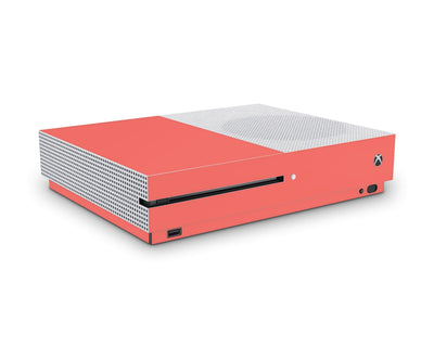 Sticky Bunny Shop Xbox One S Coral Classic Solid Color Xbox One S Skin | Choose Your Color