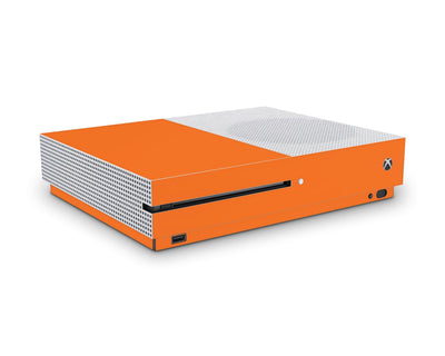 Sticky Bunny Shop Xbox One S Orange Classic Solid Color Xbox One S Skin | Choose Your Color