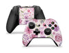 Sticky Bunny Shop Xbox One SX Controller Watercolor Flowers Xbox One S/X Controller Skin