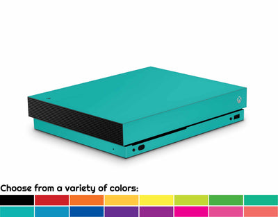 Sticky Bunny Shop Xbox One X Classic Solid Color Xbox One X Skin | Choose Your Color
