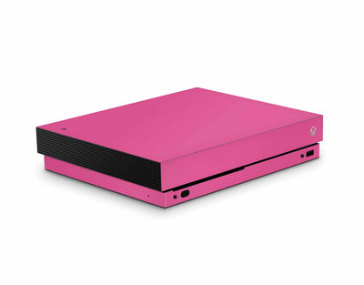 Sticky Bunny Shop Xbox One X Pink Classic Solid Color Xbox One X Skin | Choose Your Color