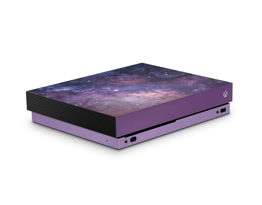 Sticky Bunny Shop Xbox One X Purple Galaxy Xbox One X Skin