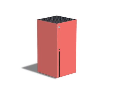 Sticky Bunny Shop Xbox Series X Coral Classic Solid Color Xbox Series X Skin | Choose Your Color