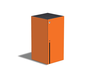 Sticky Bunny Shop Xbox Series X Orange Classic Solid Color Xbox Series X Skin | Choose Your Color
