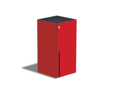 Sticky Bunny Shop Xbox Series X Red Classic Solid Color Xbox Series X Skin | Choose Your Color